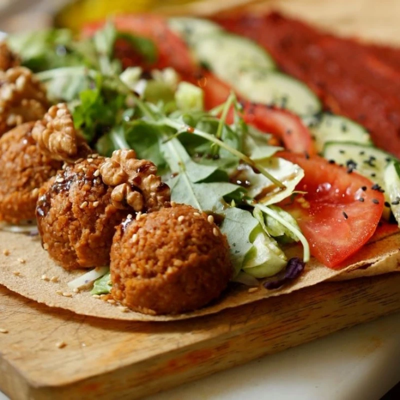 Aleppo-Bulgur Wrap