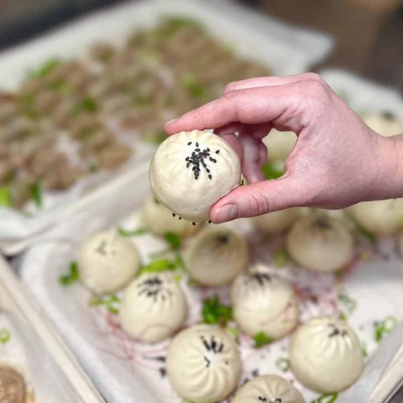 Veganes Dumplings Snack-Combo (10 Personen)