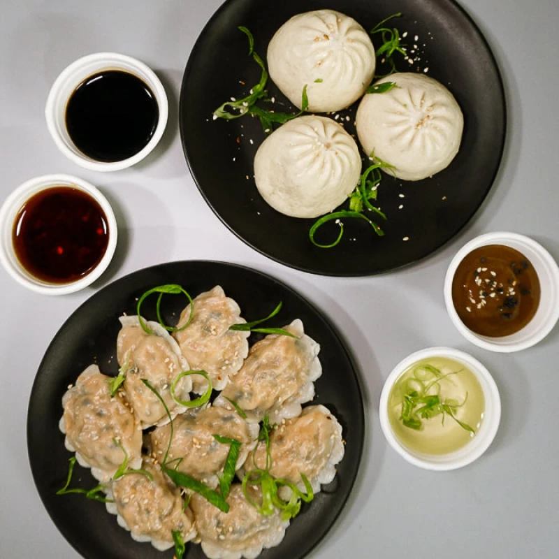 Veganes Dumplings Snack-Combo (5 Personen)