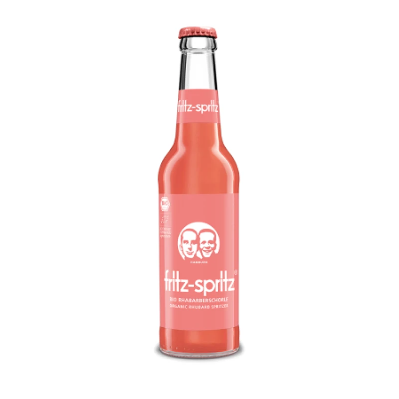 Fritz Bio Rhubarb Spritzer - 24 x 0,33l bottles (1 Kasten)