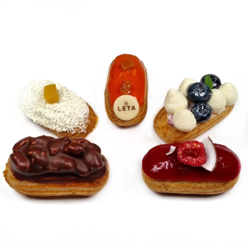 Erdnuss-Karamell Mini-Éclair