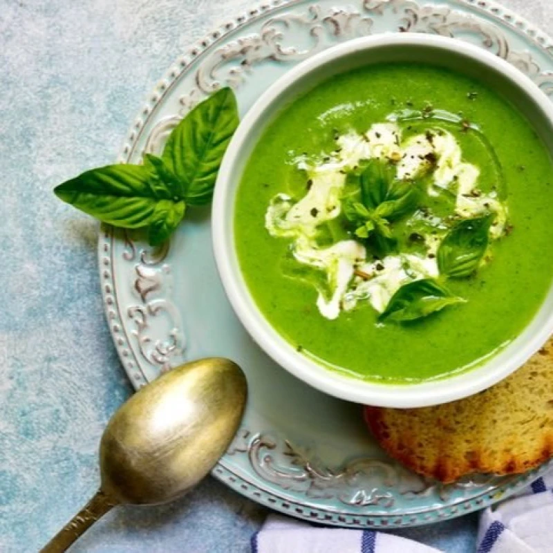 Spinatsuppe vegan