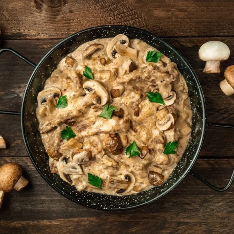 Vegetarische Pilzpfanne