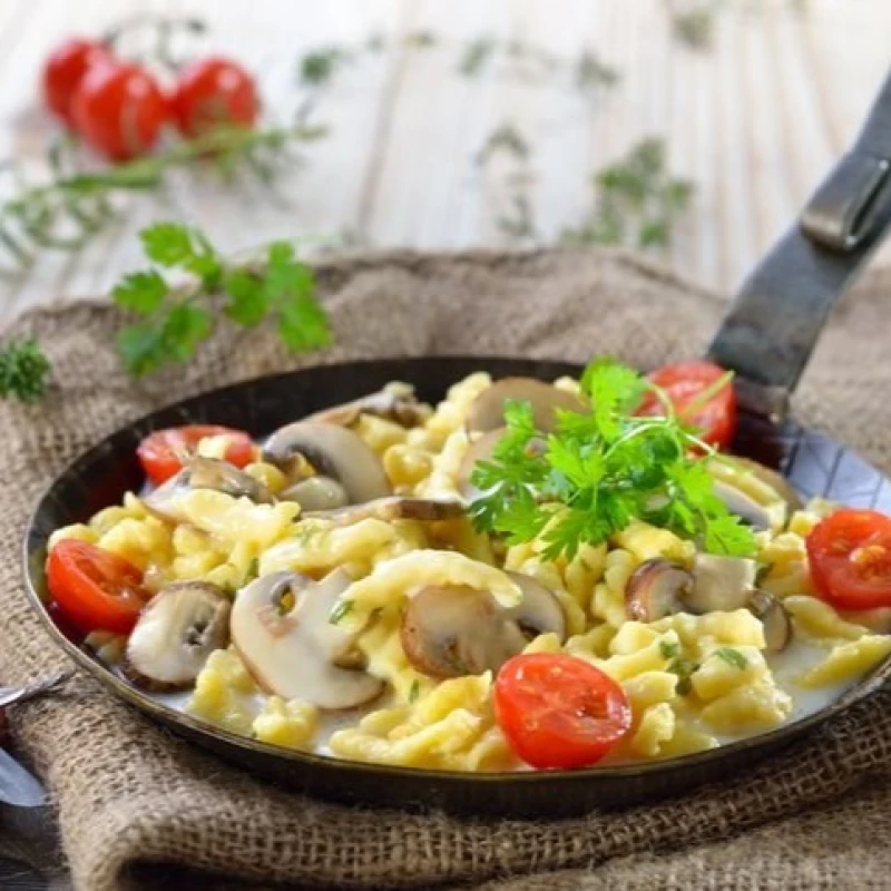 Spätzlepfanne vegetarisch