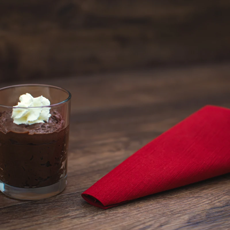 Mousse au Chocolat im Gläschen