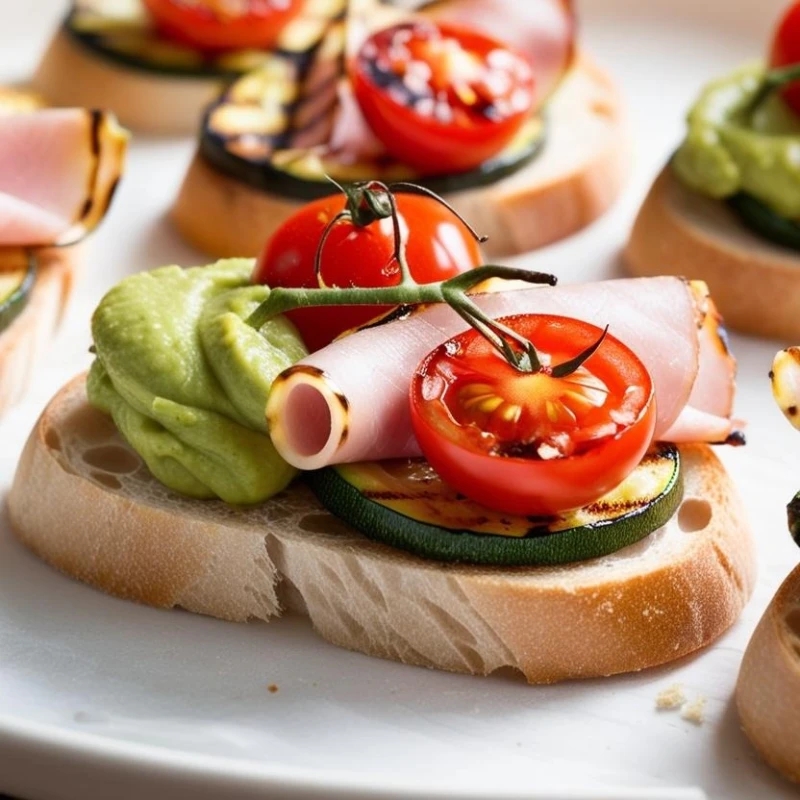 10er- Honey-Chili-Chicken-Canapé-Platte