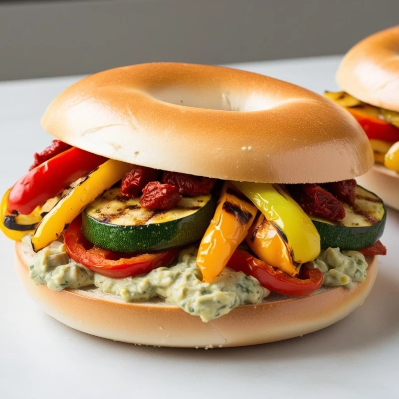 10er- Caprese-Bagel -Platte (vegetarisch)