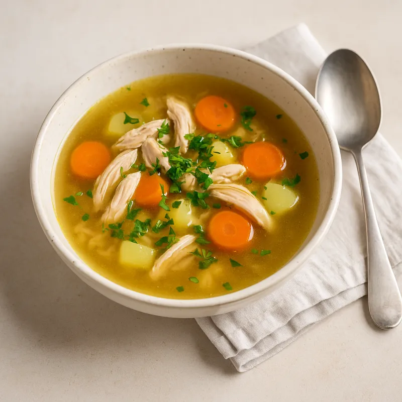 Hausgemachte Hühnersuppe nach Oma Caterings Art