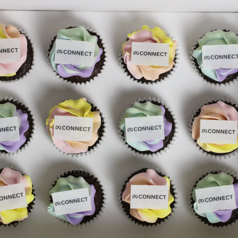 Vegane Branded Cupcakes