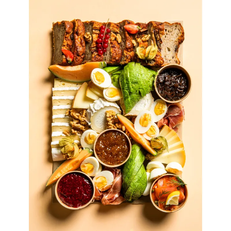 Brunch Platte – Vegetarisch / Ohne Bagels und Croissants
