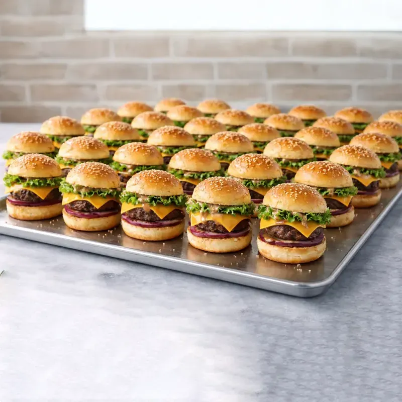 Gemischte Box / Gemischte Box / Mini Burger / Vegetarisch & Vegan / 2 x 12stk - 24stk