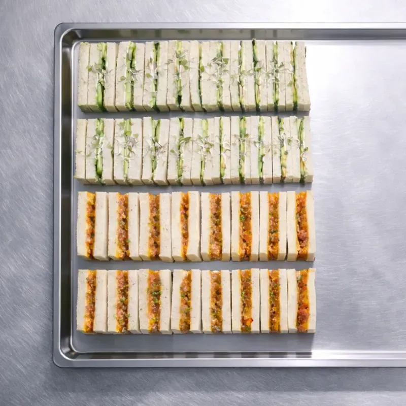 Gemischte Box / Tea Sandwich / Vegan / 32Stk