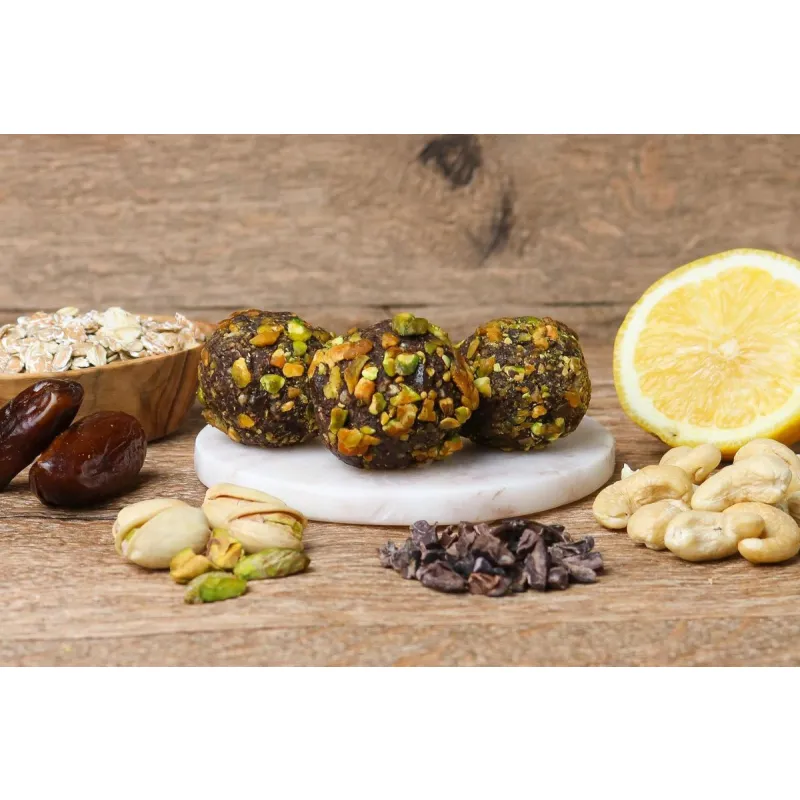 Energy balls - Zitrone Pistazien
