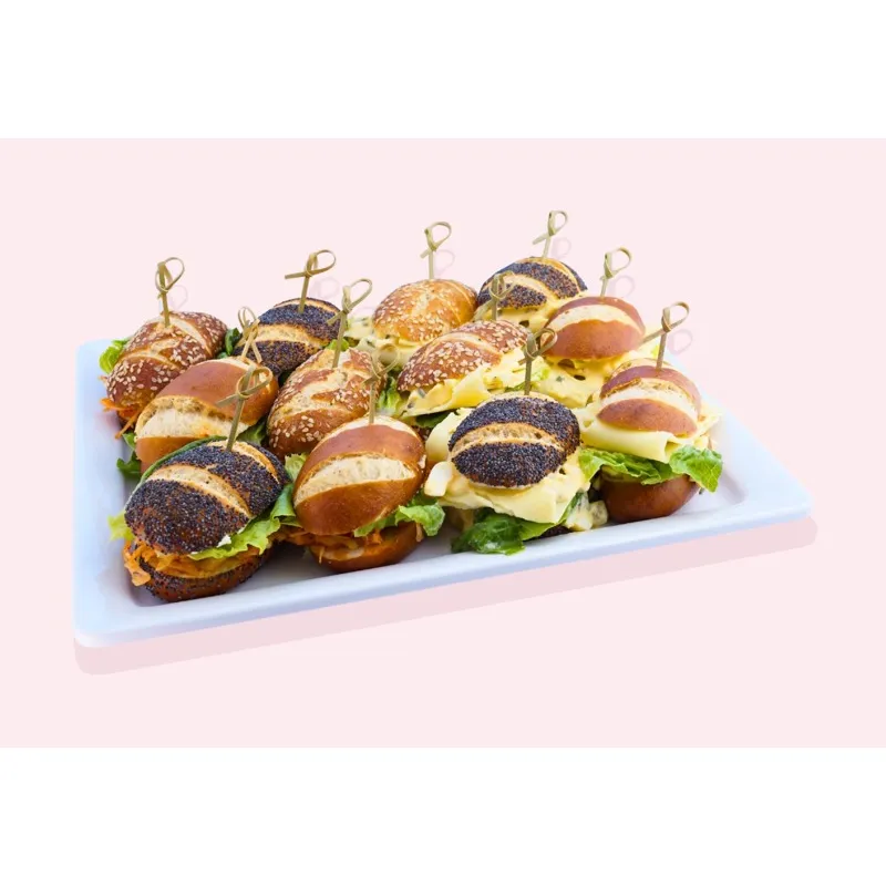 12er Gourmetti Lauge Selection | Emmentaler Eiersalat (veget.) & Pikanter Weißkohl (vegan)