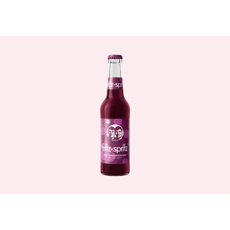 0,33 Liter 0,33 Liter Fritz Bio Traubensaftschorle