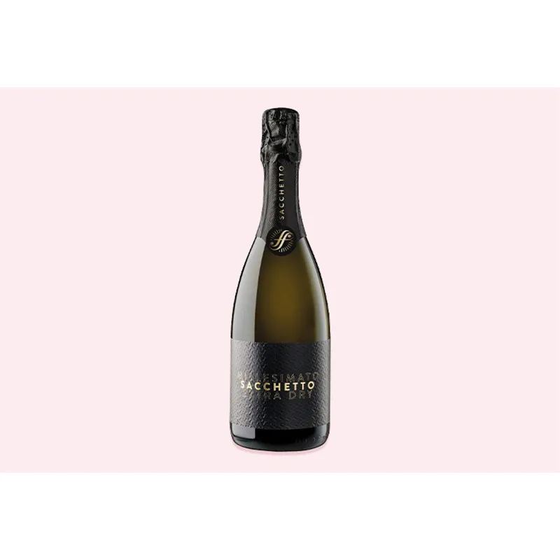 1 Liter 0,75 Liter Sacchetto Spumante Etichetta Nera
